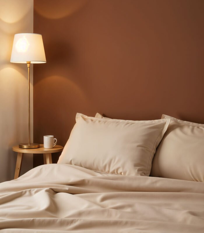 Plain Beige Bedsheet – Soft & Elegant Comfort